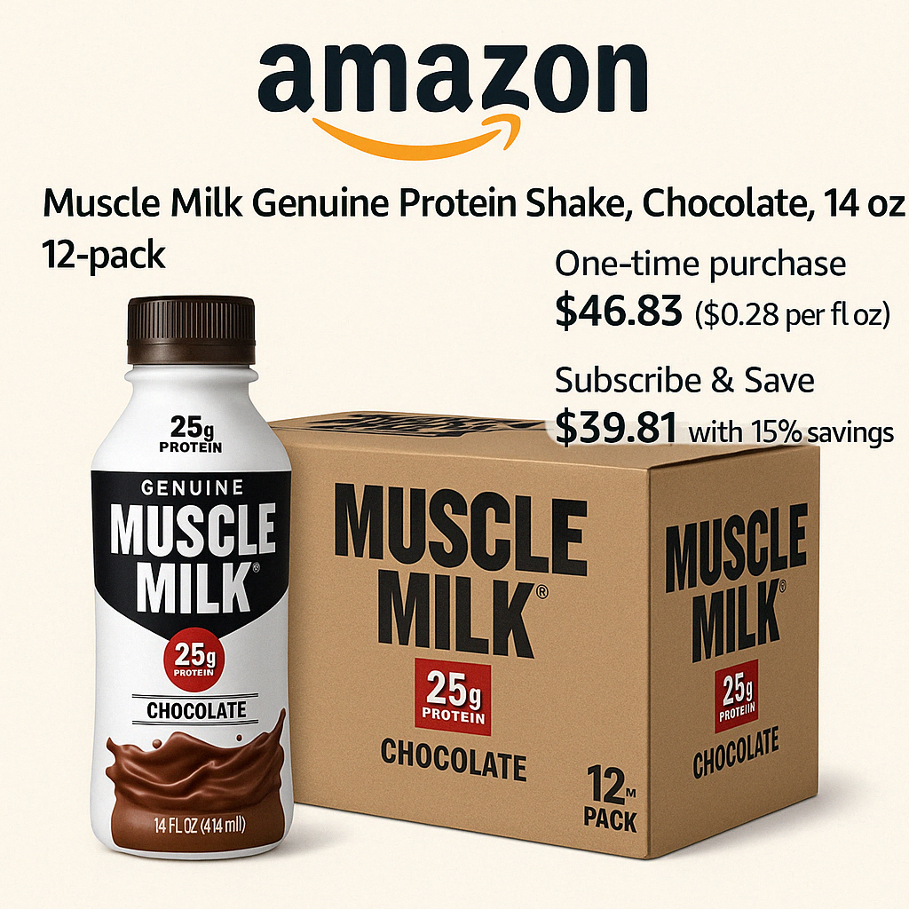 Muscle Milk vs Premier Protein: Muscle Milk Price