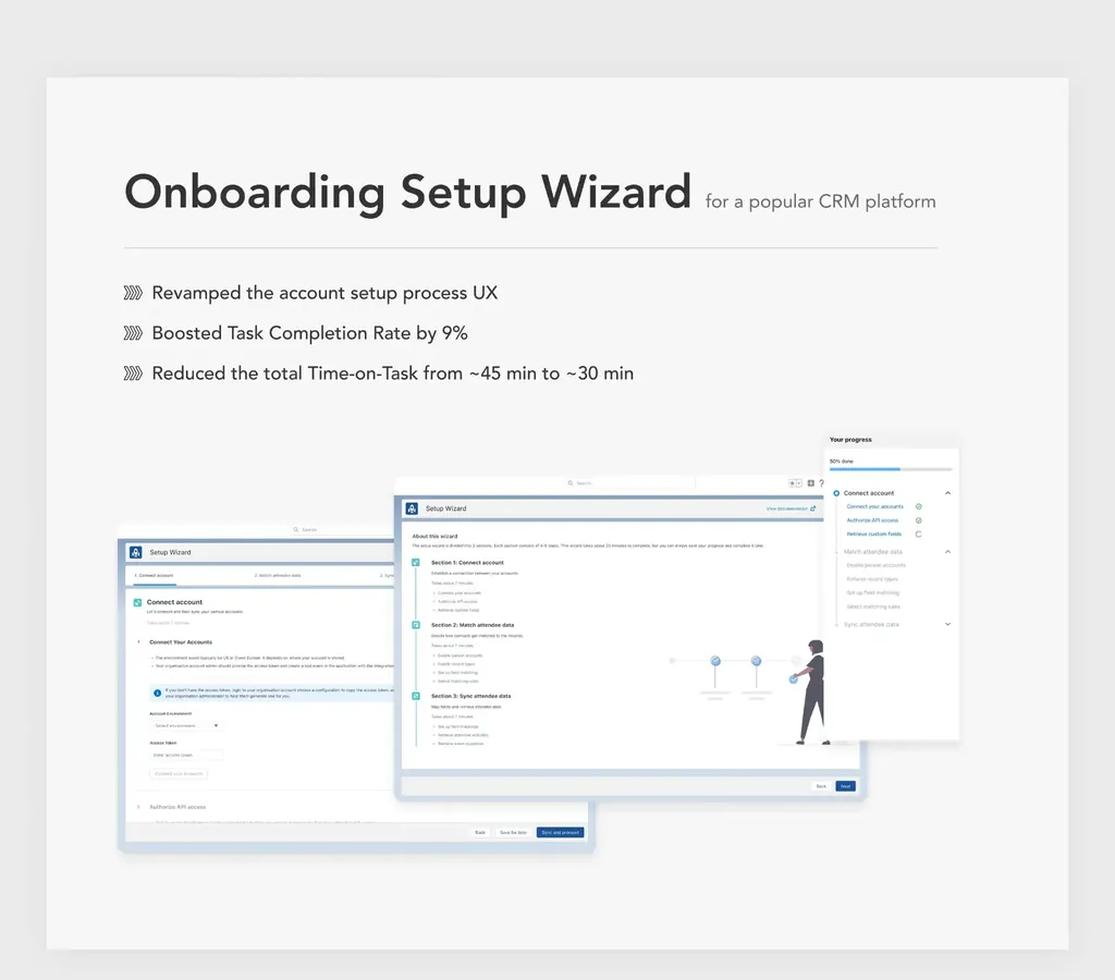 PushPress app setup wizard for branding, staff access, and automated member management