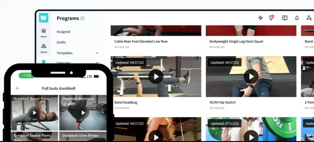 WeStrive exercise video library with workout demonstrations 2025