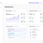 Momence app dashboard 2025 showing studio revenue, bookings, and class activity