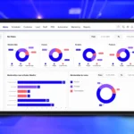 Wellyx gym software dashboard showing membership analytics and revenue charts